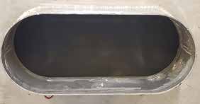 unprotected bulkhead penetration