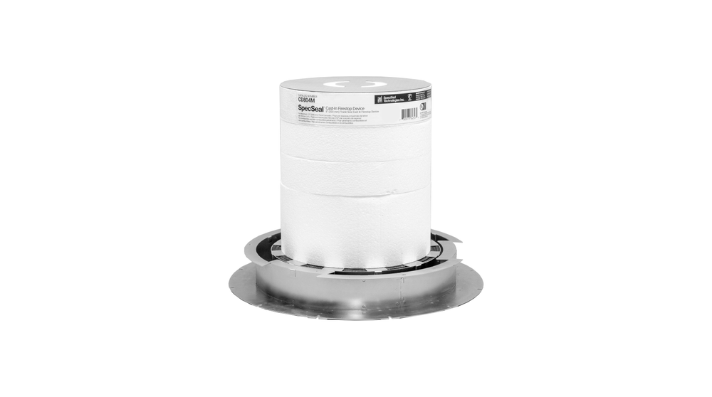 8-inch Cast-In Device x 12-inch Height, Metallic